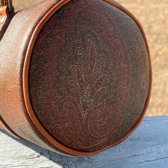 Etro Vintage Milano Paisley Print Boston Bag - Picture 7 of 15